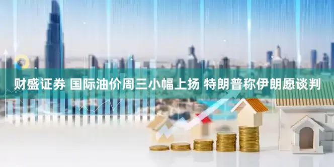 财盛证券 国际油价周三小幅上扬 特朗普称伊朗愿谈判