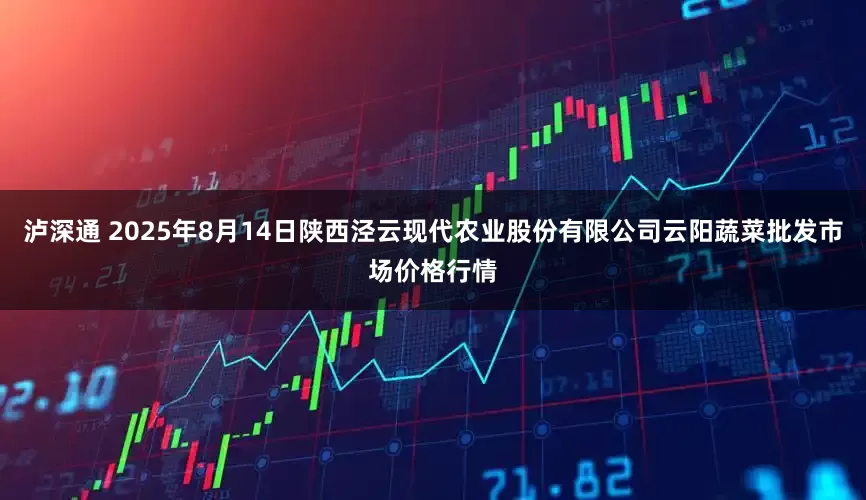 泸深通 2025年8月14日陕西泾云现代农业股份有限公司云阳蔬菜批发市场价格行情